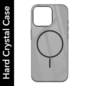 For Apple iPhone 16 Pro Back Cover Case (Crystal Clear Case | MagSafe Wireless Charging Support | Hard Anti Yellow | Camera Protection Bump) Stylish Look Protective Lining