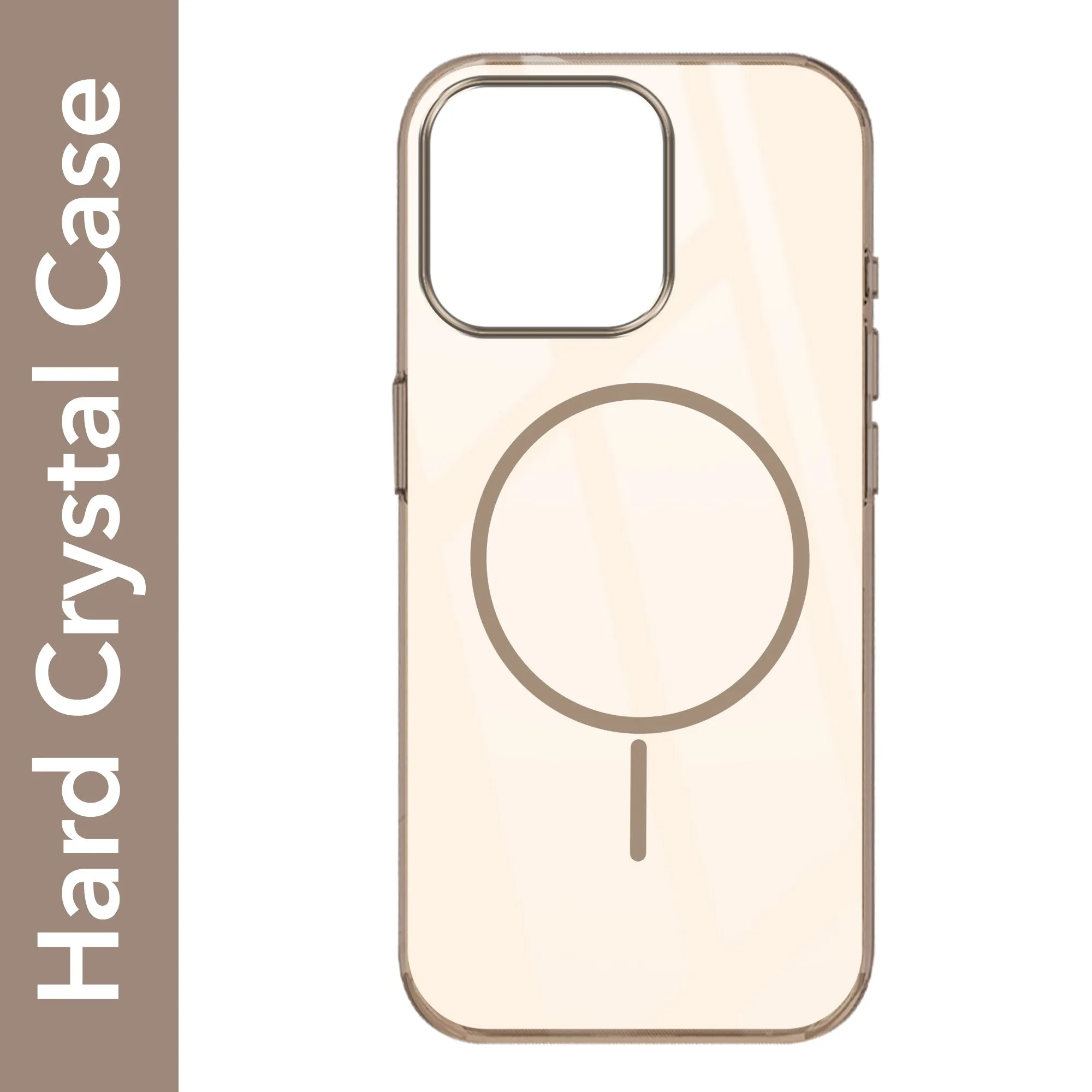 For Apple iPhone 16 Pro Back Cover Case (Crystal Clear Case | MagSafe Wireless Charging Support | Hard Anti Yellow | Camera Protection Bump) Modern feature