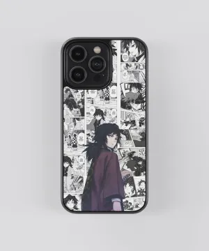 Tomioka Demon Slayer Anime Glass Phone Case Cover Matte Feel Texture