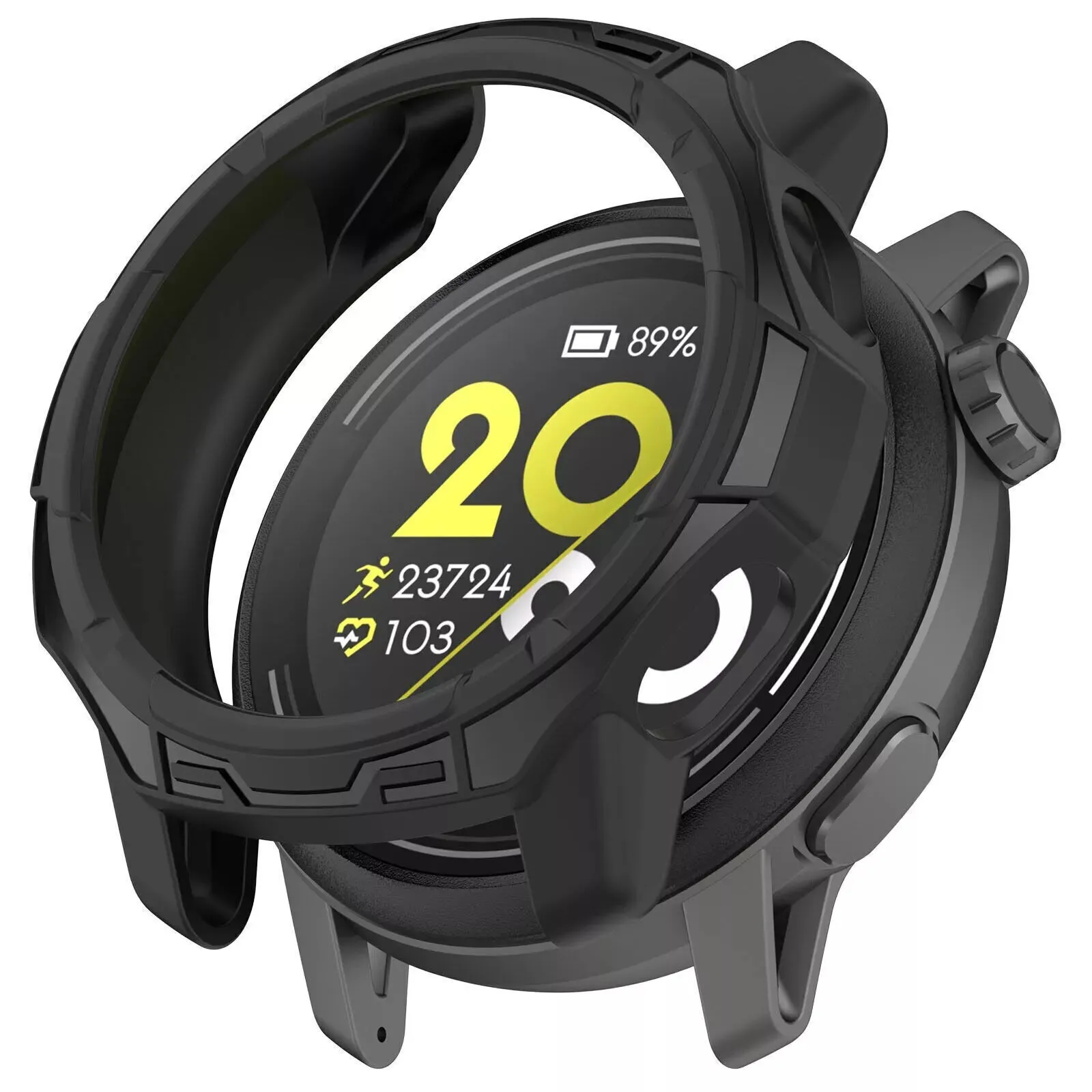 Bumper Armor Guard Coros Pace 3 Rugged TPU Case (Black)