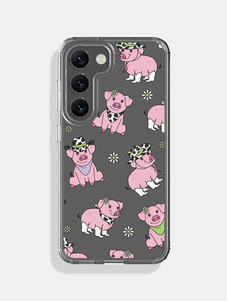 Country Pig Android Case Stylish grip Handy Use
