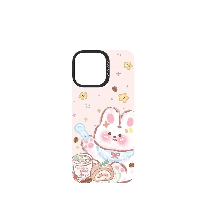 3D Effect Modern Frame Creamy Rabbit Imagisnap