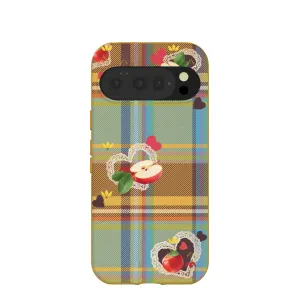 Minimal Texture Honey Apple Plaid Google Pixel 10/10 Pro Case