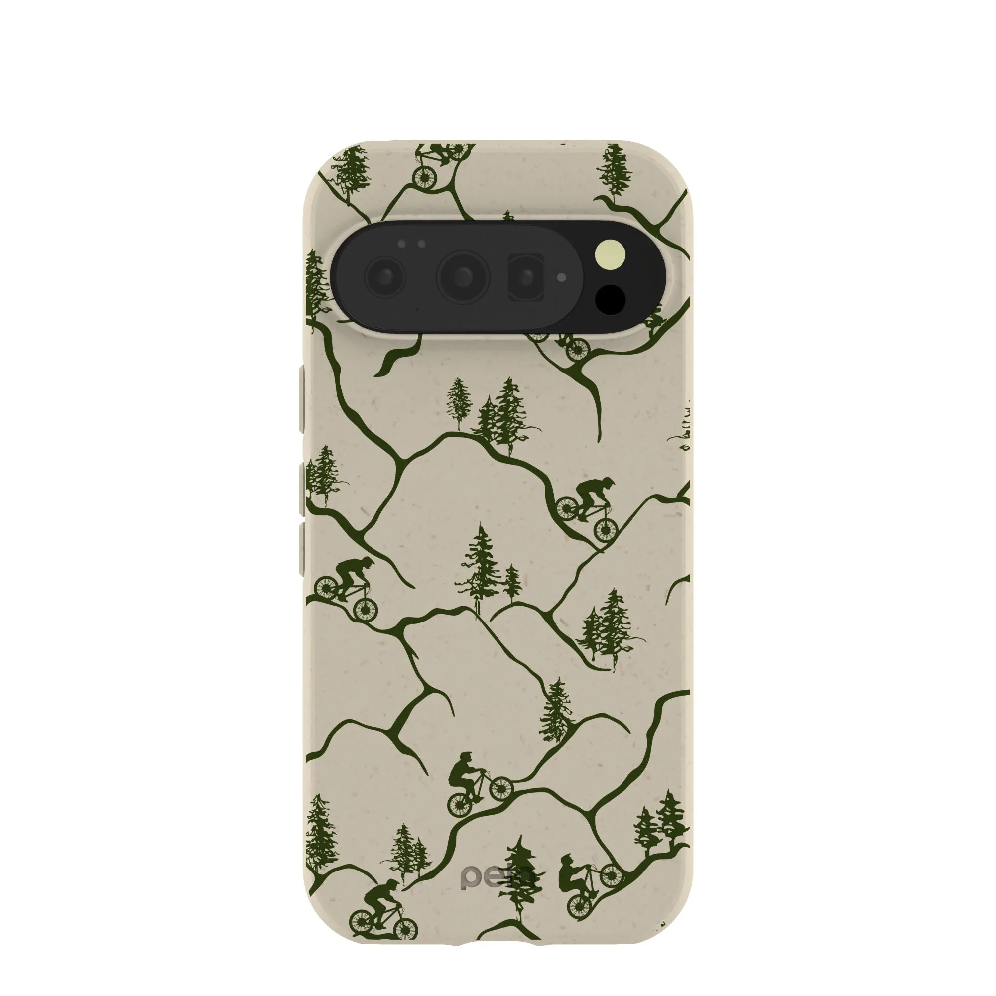 London Fog Bike Trek Google Pixel 10/10 Pro Case Shock Surface Layer