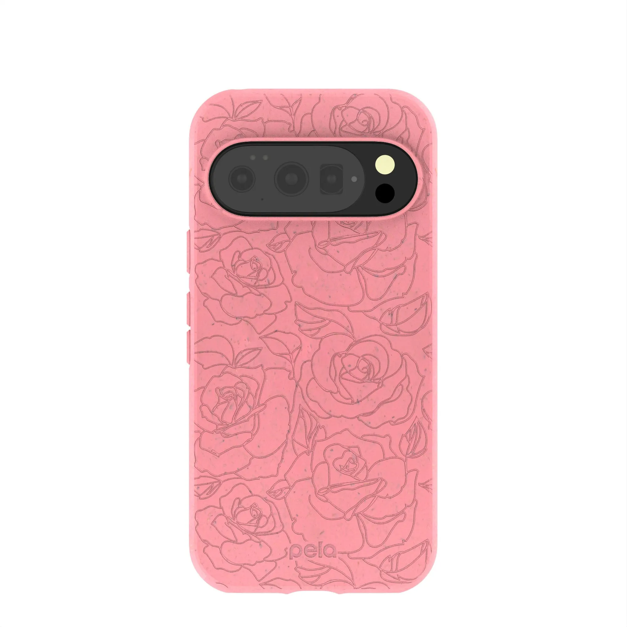 Bubblegum Pink Rosettes Google Pixel 10/10 Pro Case Fashion Texture Hybrid Finish