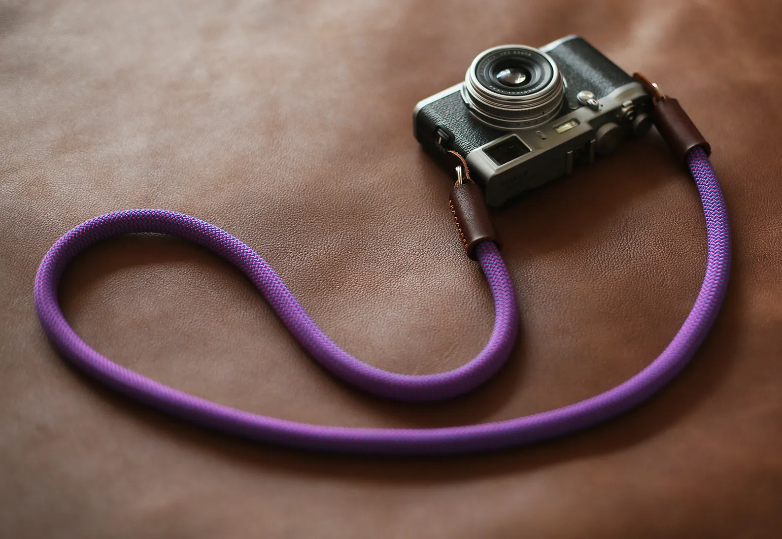 Flexible Gear Dalaran purple climbing rope camera neck strap | windmup