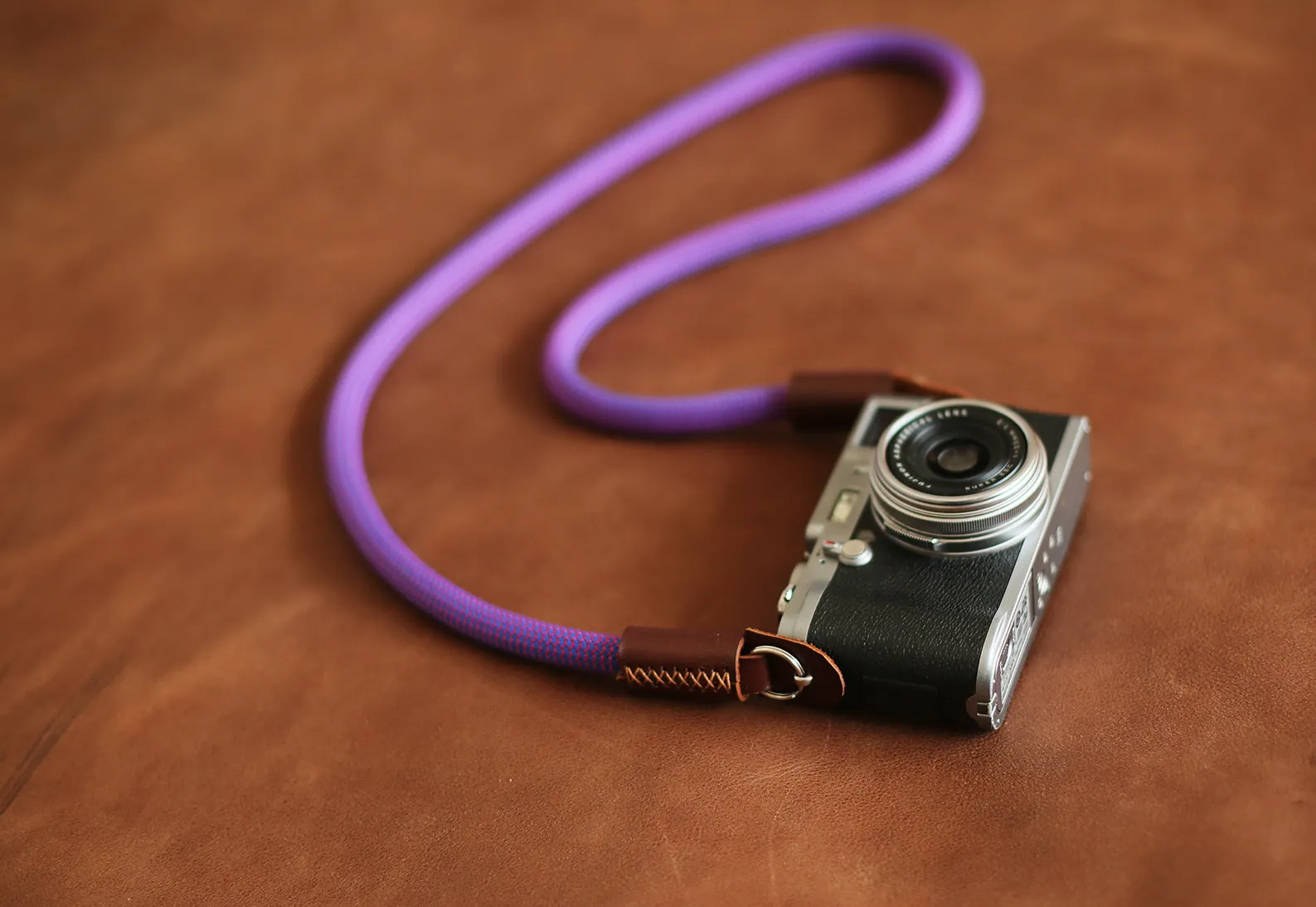 Dalaran purple climbing rope camera neck strap | windmup Gym Essentials