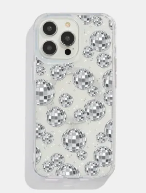 Disco Ball Repeat Glitter MagSafe iPhone Case Protective Design Layer