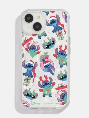 Glossy Texture Disney Christmas Stitch MagSafe iPhone Case