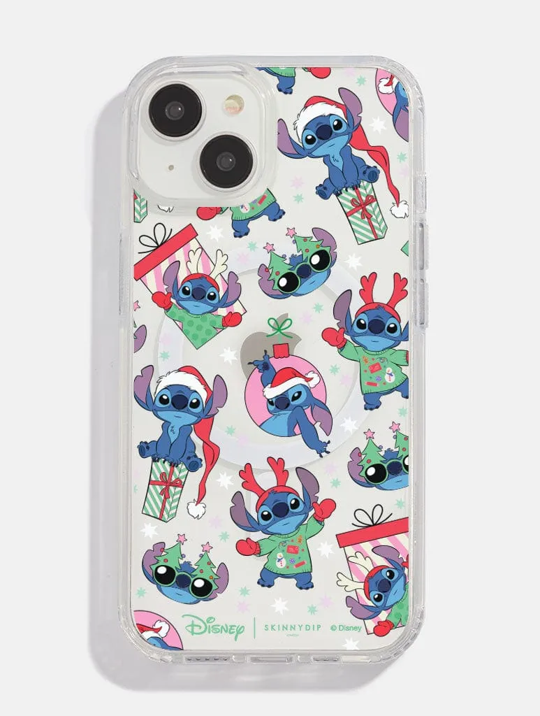 Disney Christmas Stitch MagSafe iPhone Case Premium Detail Finish