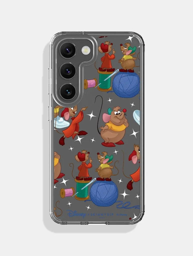 Wireless charging Premium Detail Disney Jaq & Gus Android Case