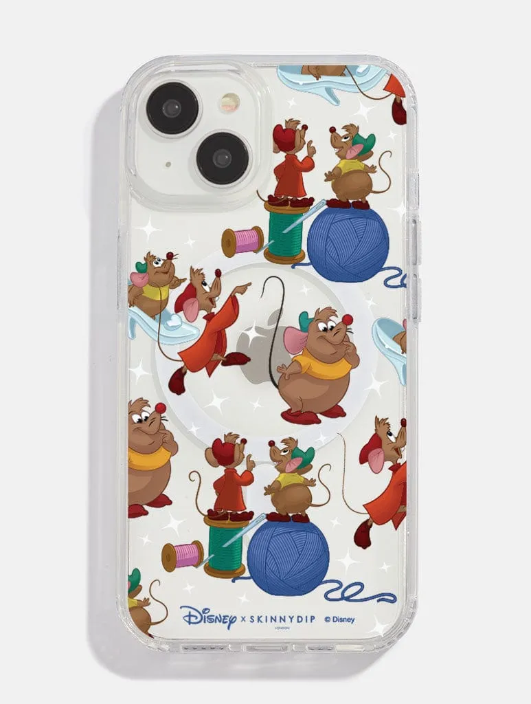 Minimal Surface Layer Disney Jaq & Gus MagSafe iPhone Case