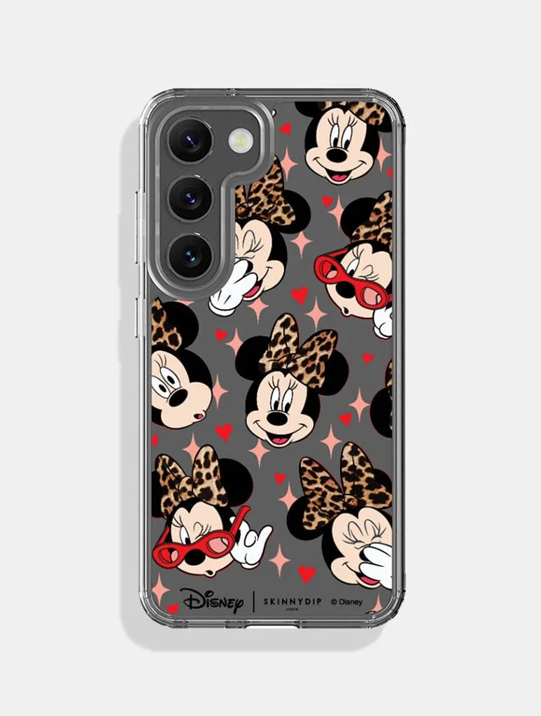 Disney Minnie Leopard Android Case Clear Protection