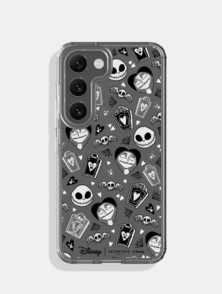 Disney Nightmare Before Christmas Monochrome Android Case Screen Bumper Comfort Pattern Texture