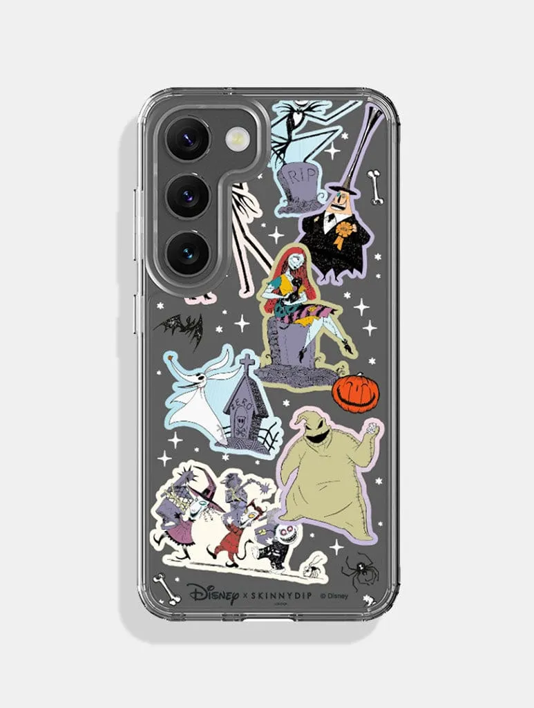 Disney Nightmare Before Christmas Sticker Android Case Matte Texture Design
