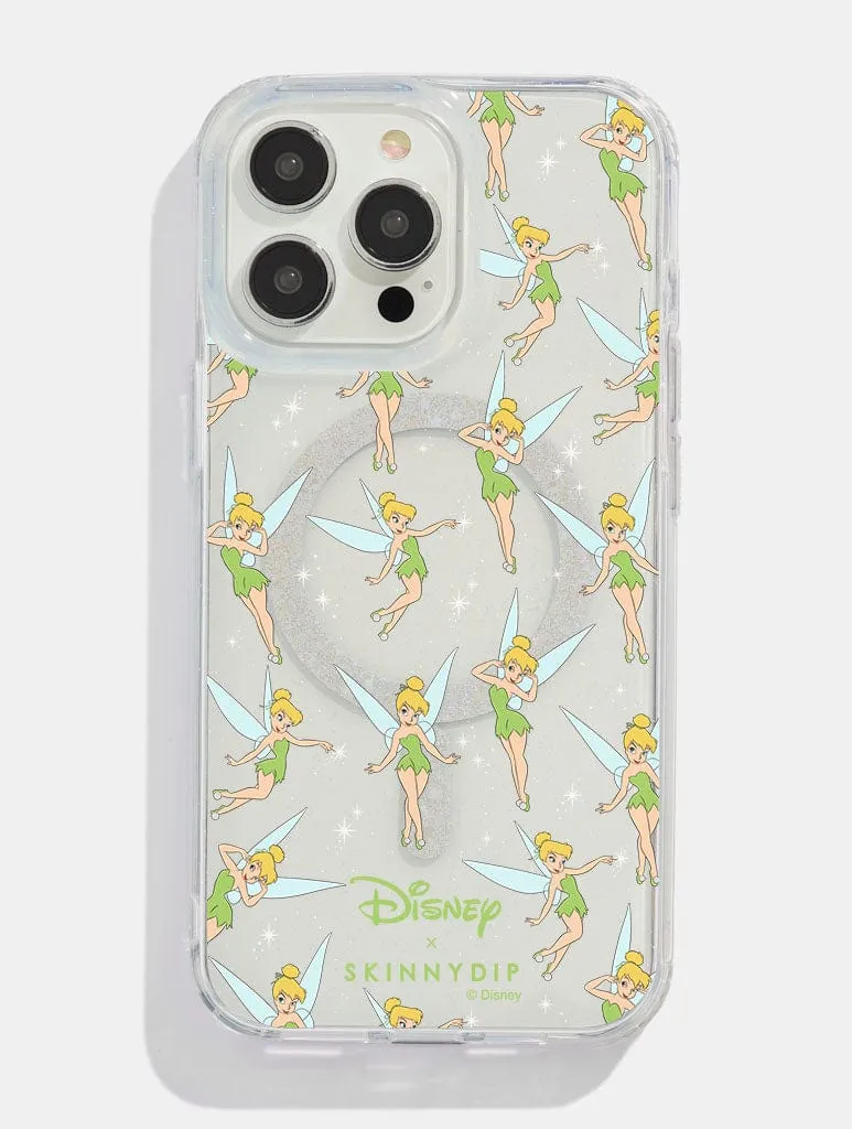 Hybrid Look Disney Peter Pan Tinker Bell Glitter MagSafe iPhone Case