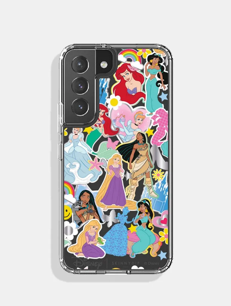 Disney Princess Sticker Android Case Soft Layer Texture