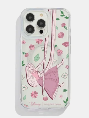 Smooth Craftsmanship Strong protection Disney Tangled Swinging Glitter MagSafe iPhone Case