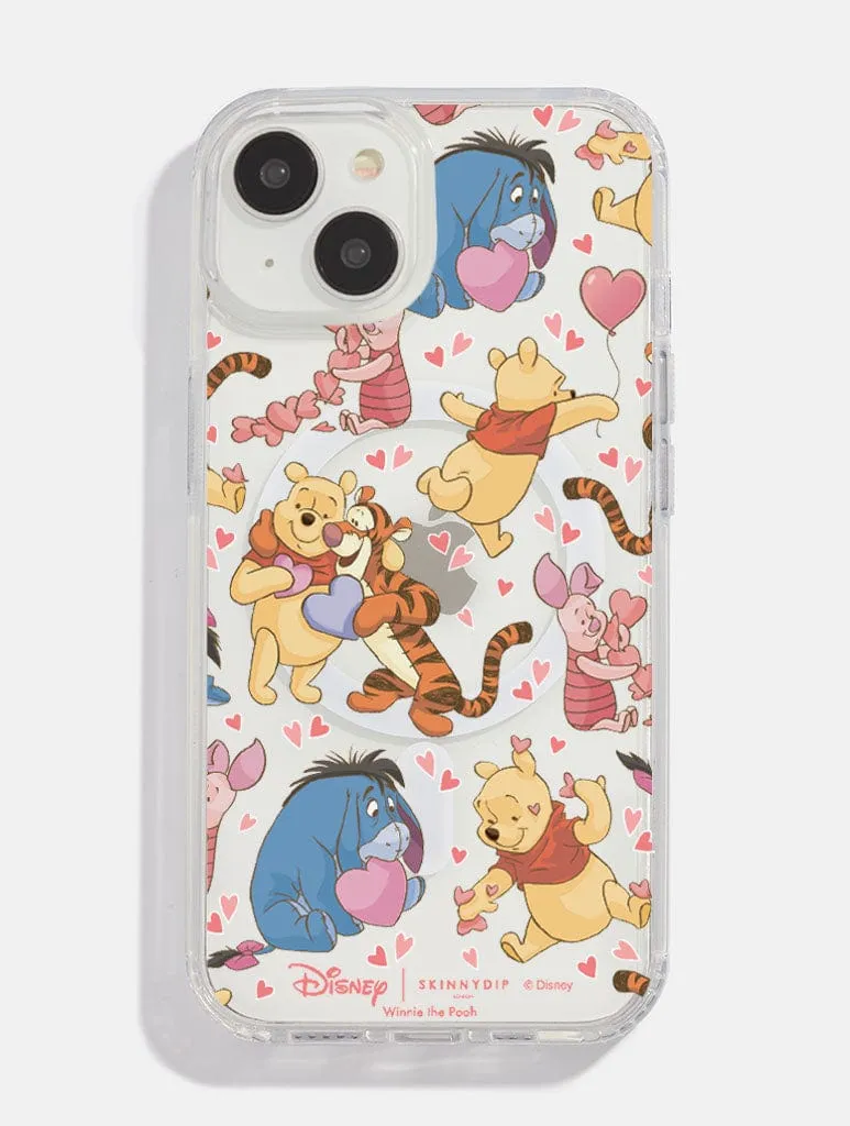 Stylish Cover Disney Winnie & Friends Love MagSafe iPhone Case