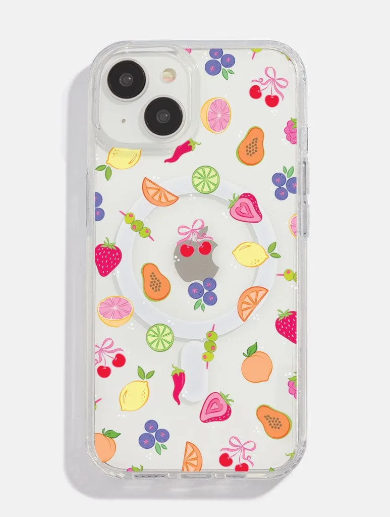Ditsy Fruit MagSafe iPhone Case Flexible Pattern Texture