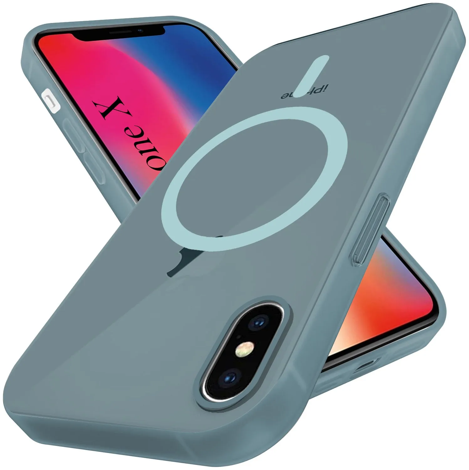 Premium Craft For Apple iPhone X Back Cover Case (Frosted Matte Feel | MagSafe Compatible Wireless Charging | Polycarbonate Material)