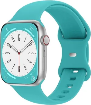 Apple Watch Silicone Strap Classic (Aqua) Fashion Lifestyle Outdoor Ready