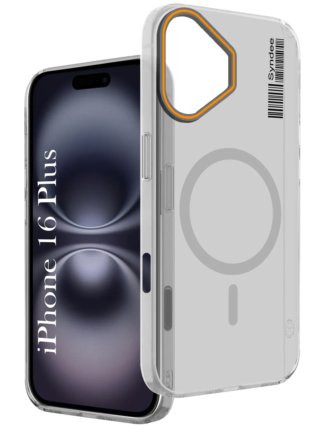 For Apple iPhone 16 Plus Back Cover Case (Soft Touch | Camera Bump Protection | MagSafe Compatible | Matte Finish) Trendy Layer