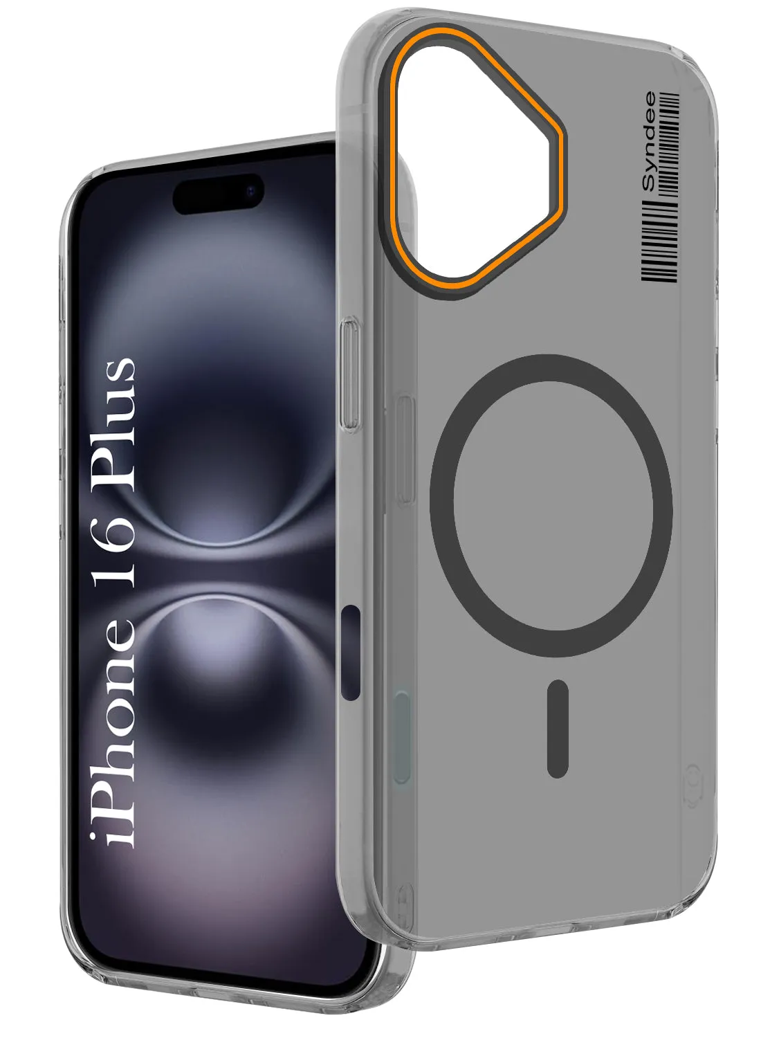 Raised Edges Full Coverage For Apple iPhone 16 Plus Back Cover Case (Soft Touch | Camera Bump Protection | MagSafe Compatible | Matte Finish)