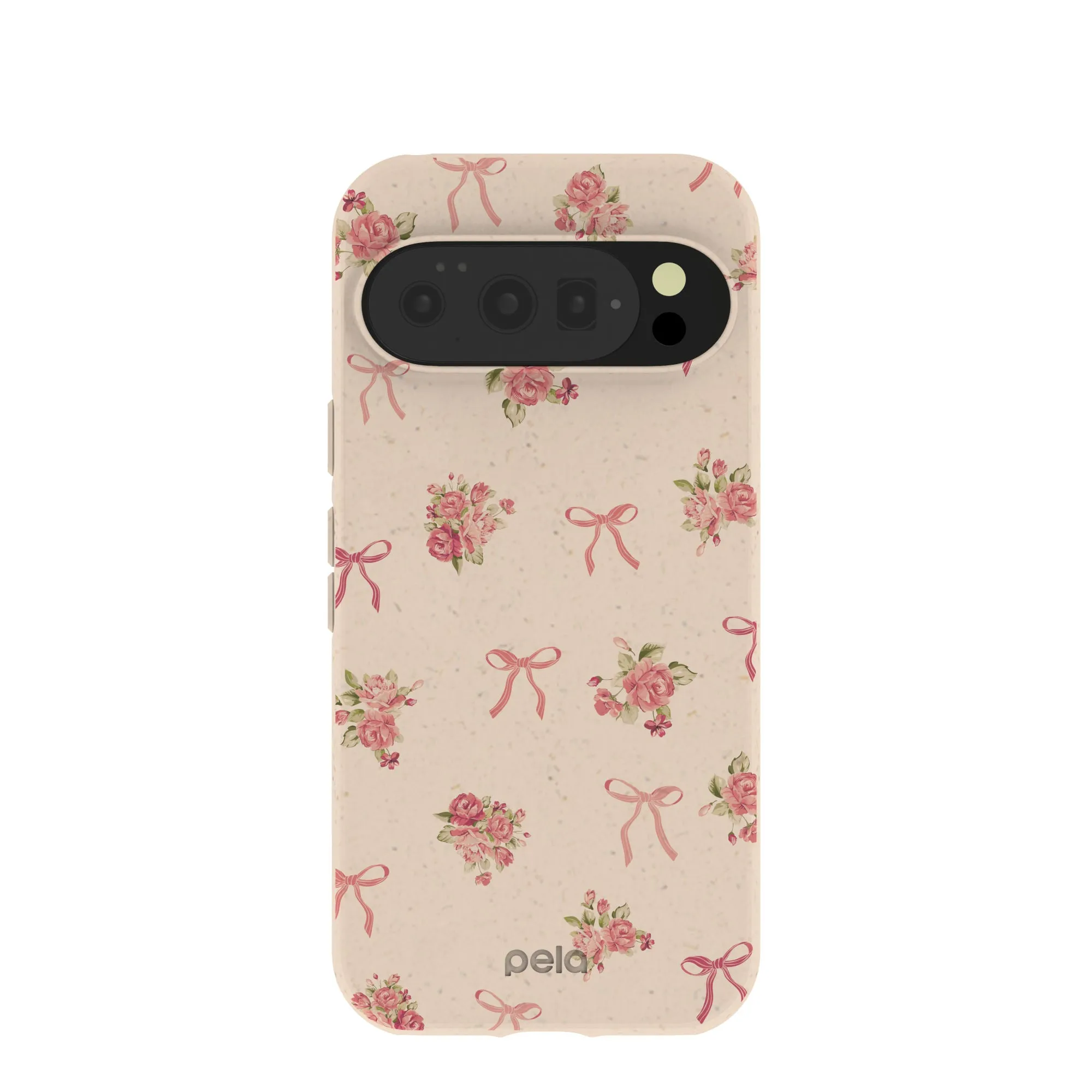 Seashell Roses and Bows Google Pixel 10/10 Pro Case Textured Comfort Travel Essential