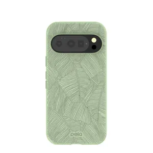 Durable structure Sage Green Lushy Leaves Google Pixel 10/10 Pro Case