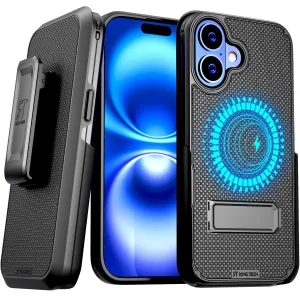 Apple iPhone 16 Magsafe Holster Phone Case With Belt Clip Office Accessory