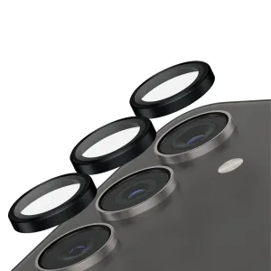 resilient phone glass Screen Shield Elite Plus SAFE. by PanzerGlass? Camera Lens Protector Black Samsung Galaxy S24 FE