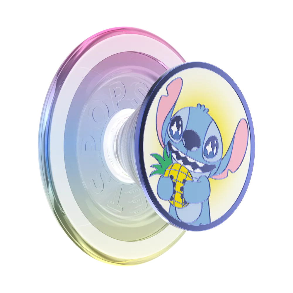 Stitch Snack Attack  - Enamel Stitch's Pineapple Bliss MagSafe PopGrip Pop Socket Cartoon Gift Pop Socket Stylish