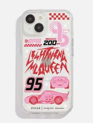 Disney Pixar Cars Lightning McQueen Poster Print MagSafe iPhone Case Heat resistant Port Protection