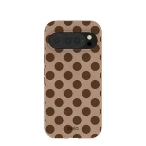 Chocolate Brown Cocoa Sprinkle Google Pixel 10/10 Pro Case Sleek Form Minimal Look