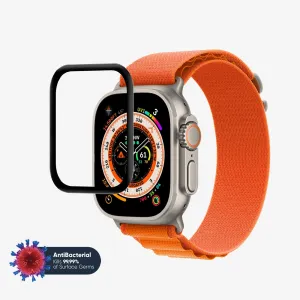 NanoArmour for Apple Watch Ultra 3 / Ultra 2 / Ultra 1 Screen Protector Anti-Microbial Crystal Screen Shield Bubble-Free Guard