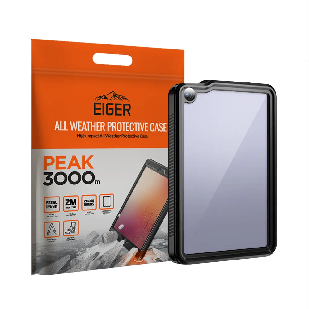 Protective Shell Eiger Peak 3000m Case for Apple iPad Mini 7/ Mini 6 (2021) in Black