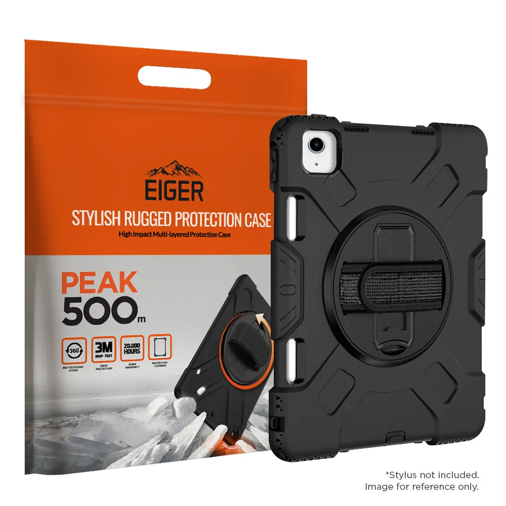 Eiger Peak 500m Case for Apple iPad 10.9 (10th Gen) in Black magnetic stand tablet case