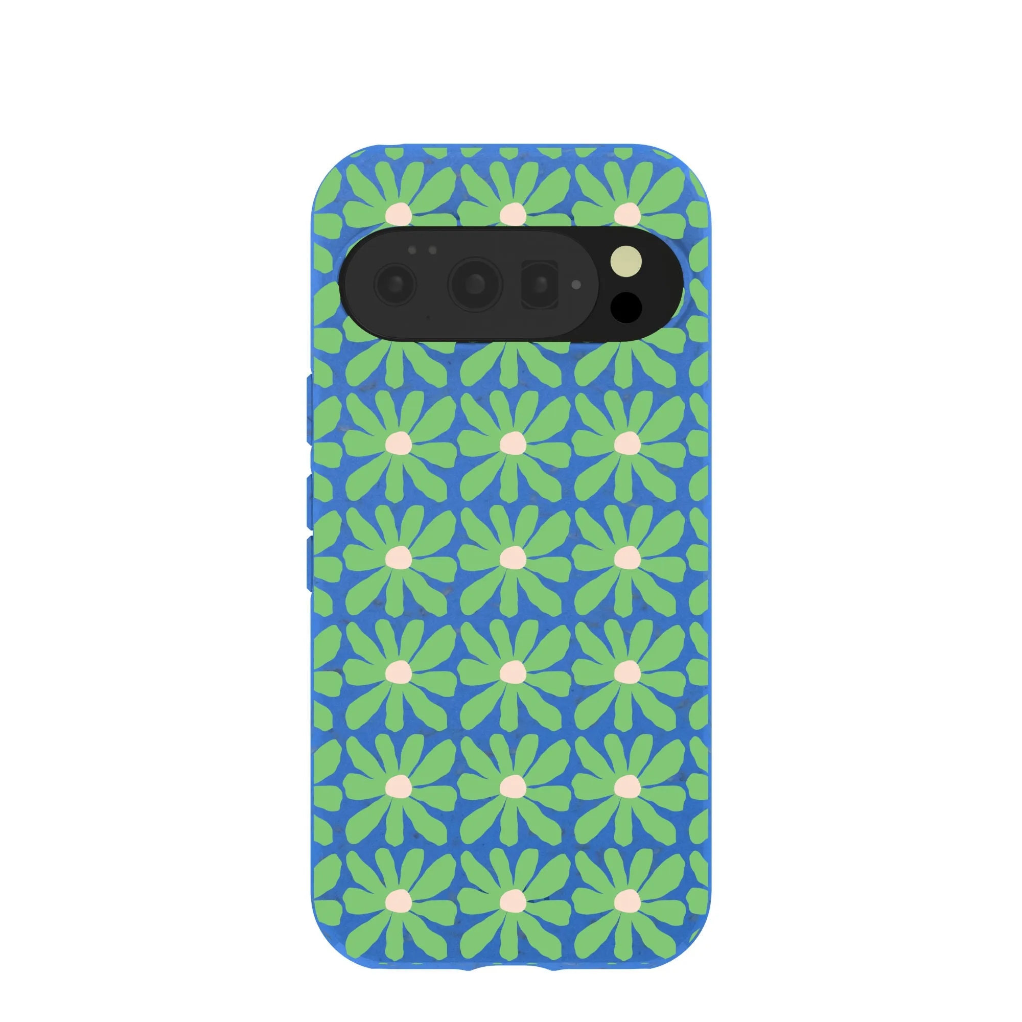 Electric Blue Flower Child Google Pixel 10/10 Pro Case Compact Feel