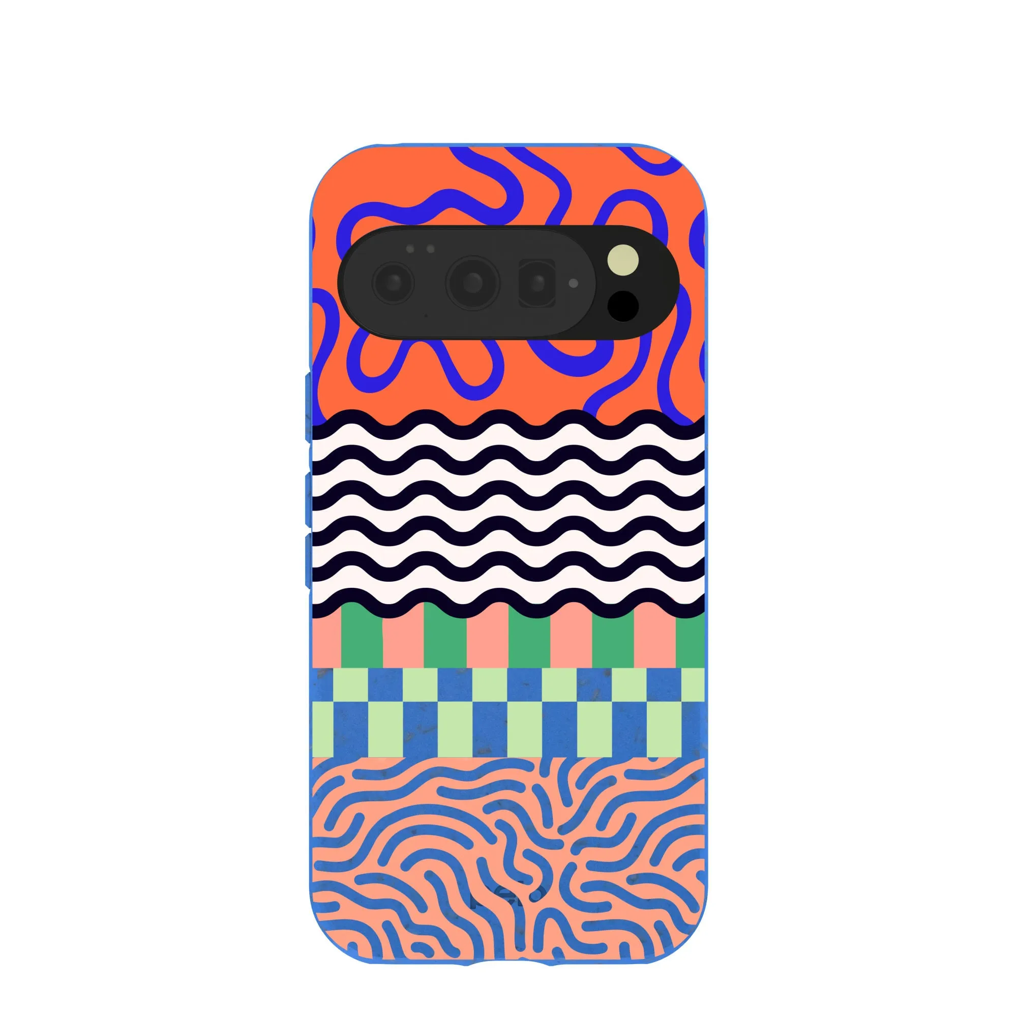 Electric Blue Tangerine Mix Google Pixel 10/10 Pro Case Comfort Fit