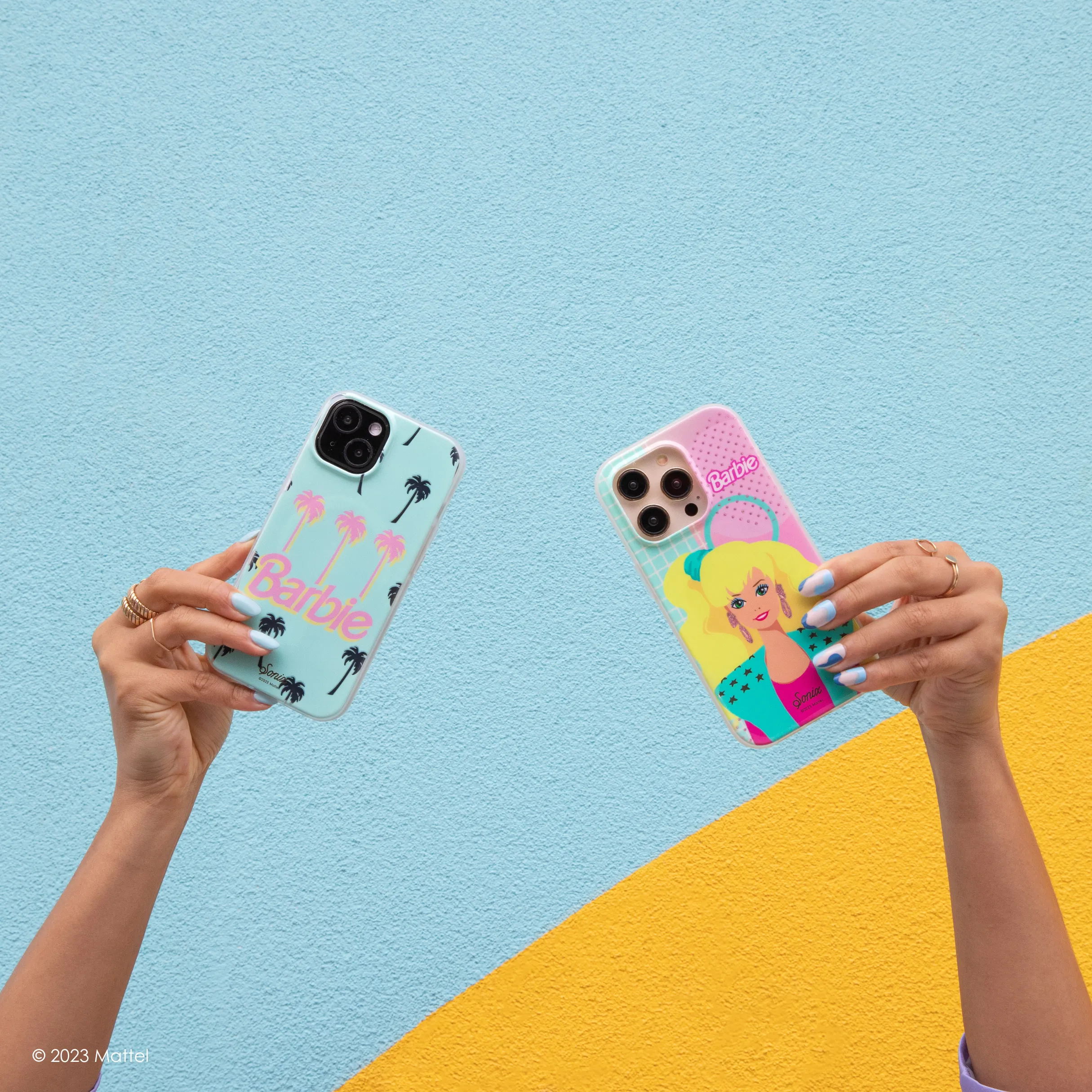 Palm Paradise Barbie? MagSafe? Compatible iPhone Case Durable Pattern Texture