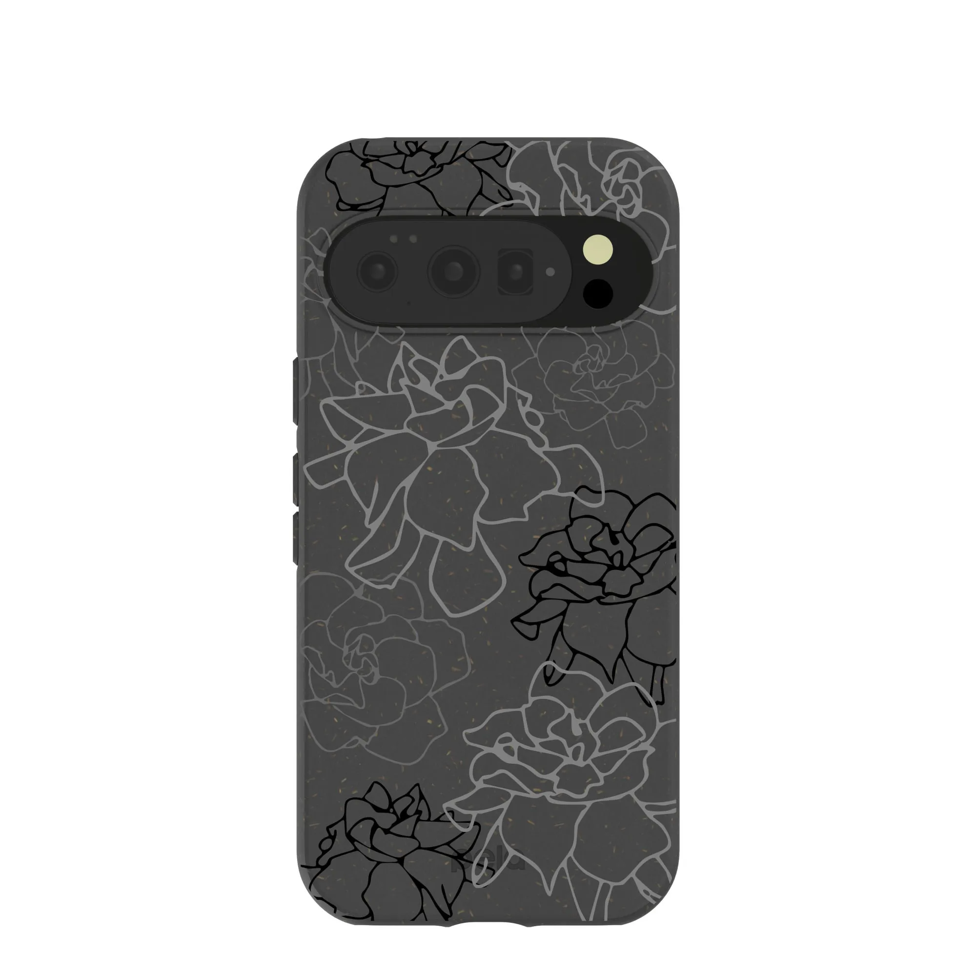 Black Gardenia Lines Google Pixel 10/10 Pro Case Matte Build Comfort Finish Layer