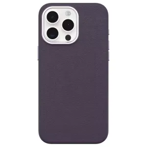 Trendy Layer Symmetry Cactus Leather Case Plum Luxe for iPhone 15 Pro Max