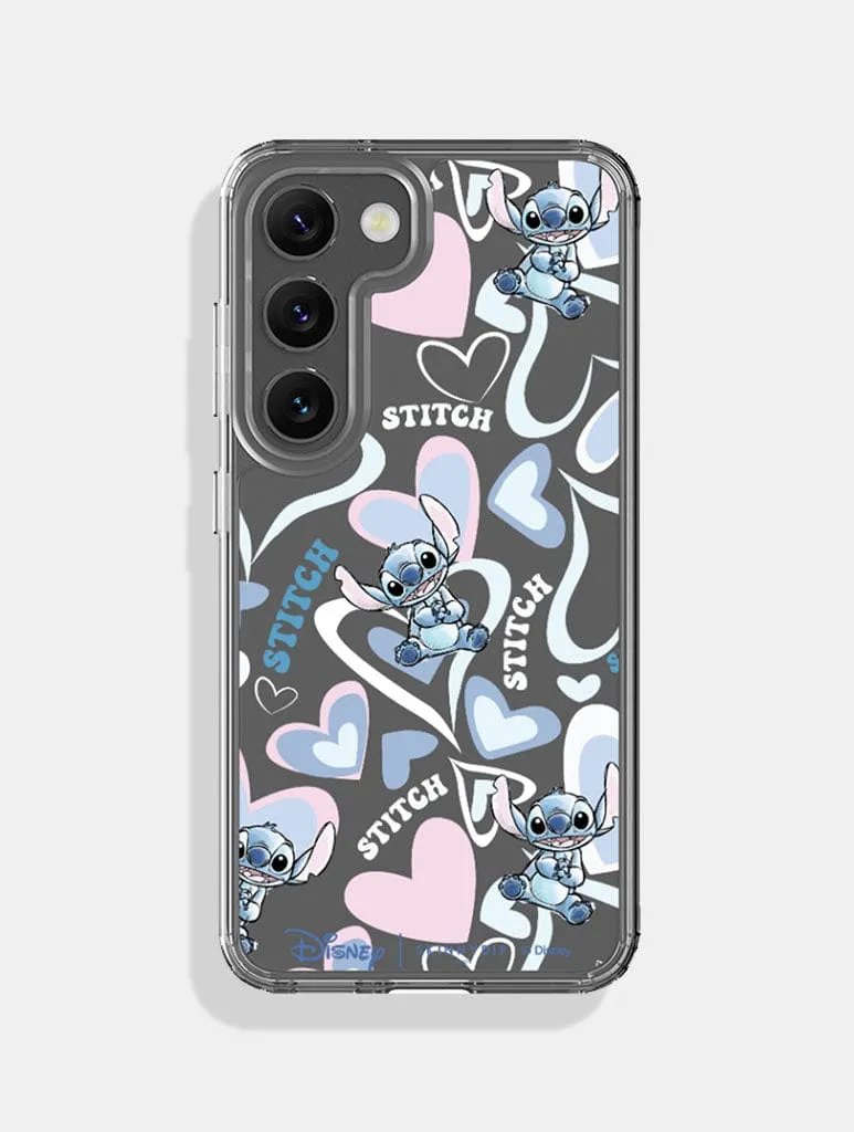 Disney Stitch Heart Android Case Protective Design Layer Precision Cutouts