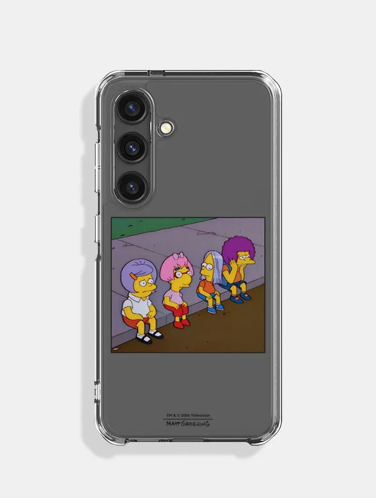Durable Design Texture Gloss Finish Texture The Simpsons X Skinnydip Bart on the Road Android Case