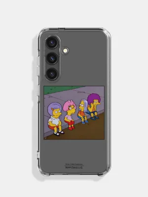 Durable Design Texture Gloss Finish Texture The Simpsons X Skinnydip Bart on the Road Android Case
