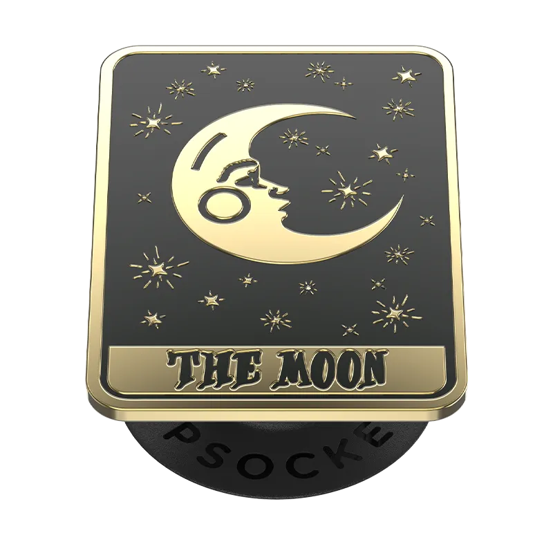 Pop Socket Functional Enamel Moon Tarot Card PopGrip