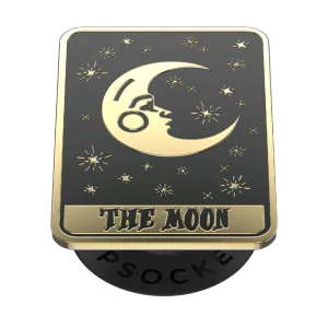 Pop Socket Functional Enamel Moon Tarot Card PopGrip