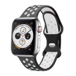 Apple Watch Sport Strap Classic (Black/White) Premium Craft Urban Accessory