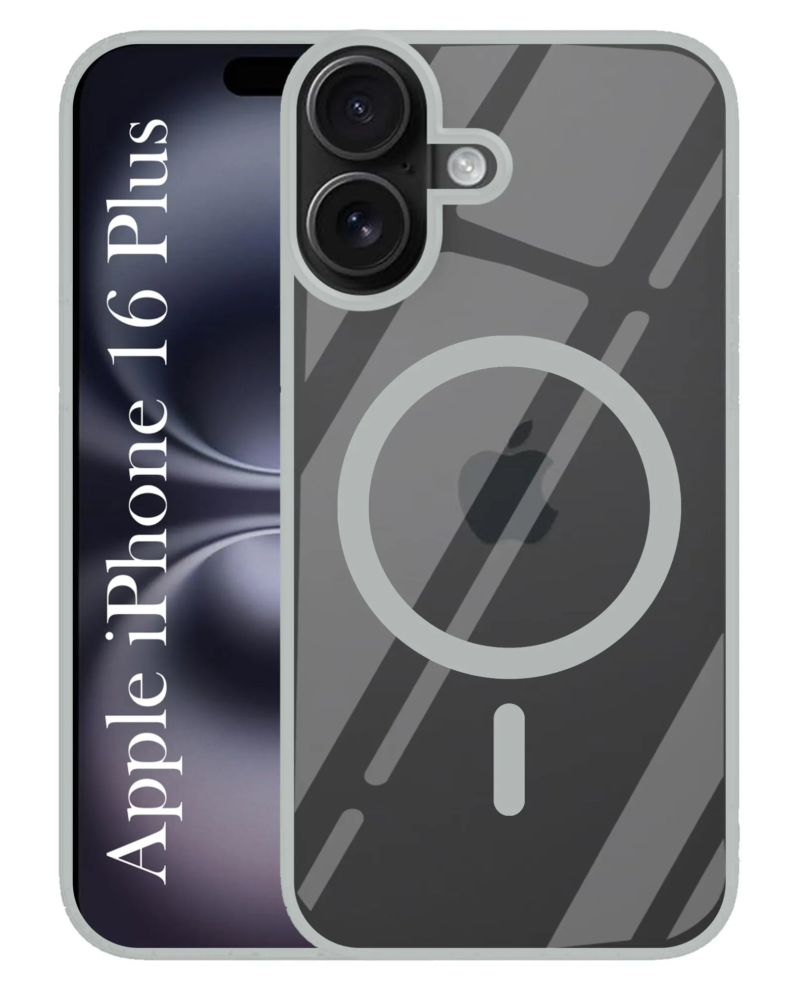 Slim Comfort Comfort Finish Layer For Apple iPhone 16 Plus  Back Cover Case (MagSafe Compatible Wireless Charging | Hybrid Camera Bump Protection | Shockproof Polycarbonate Material)